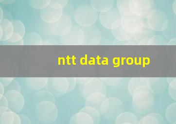 ntt data group